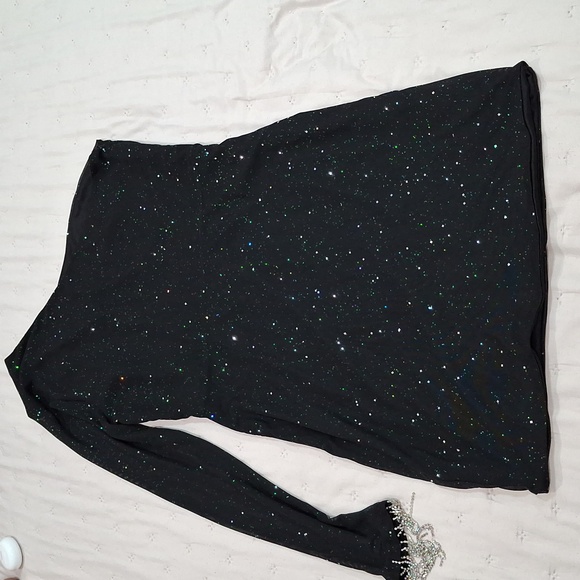 Shein One Shoulder Sparkly Mini Dress - Picture 8 of 9